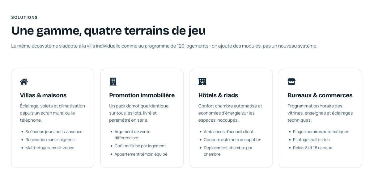Newtron solutions by market section