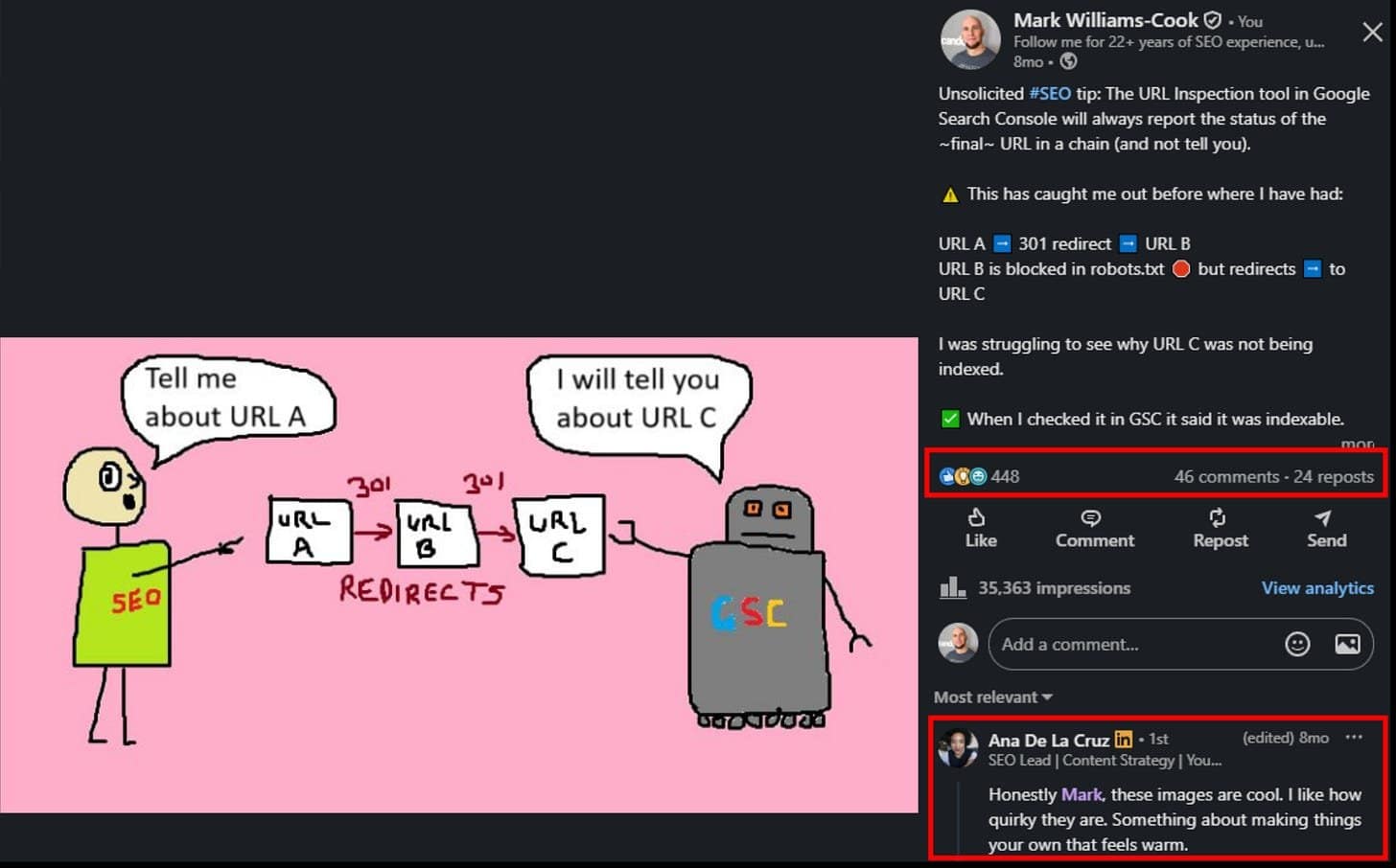 A demonstration of MSPaint.exe on LinkedIn SEO tips