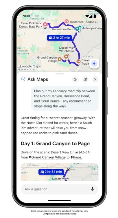 Google Maps Launches AI Conversational Search With Ask Maps – What Ask Maps Does