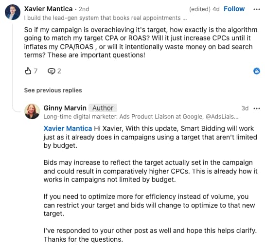 Screenshot from LinkedIn, August 2026