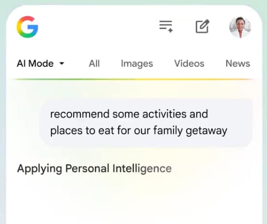 Screenshot from: blog.google/products-and-platforms/products/search/personal-intelligence-ai-mode-search/, January 2026.