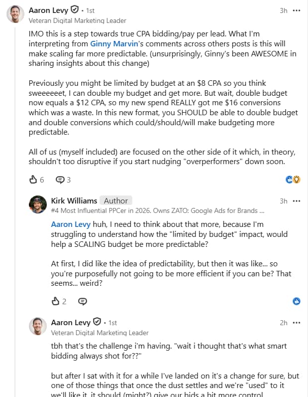 Google Clarifies Smart Bidding Update After Advertiser Concerns – Predictable Scaling vs. Peak Efficiency